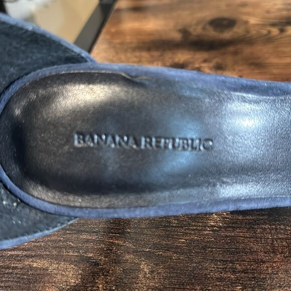 Banana Republic blue suede heels size 9‎ - Picture 5 of 8